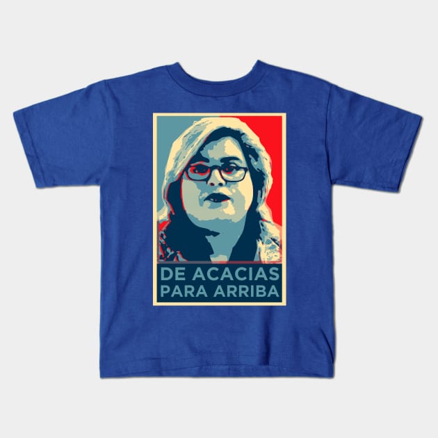 Paquita Salas - De Acacias Kids T-Shirt by samaritan100